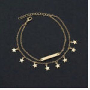 Gold Star Ankle Bracelet